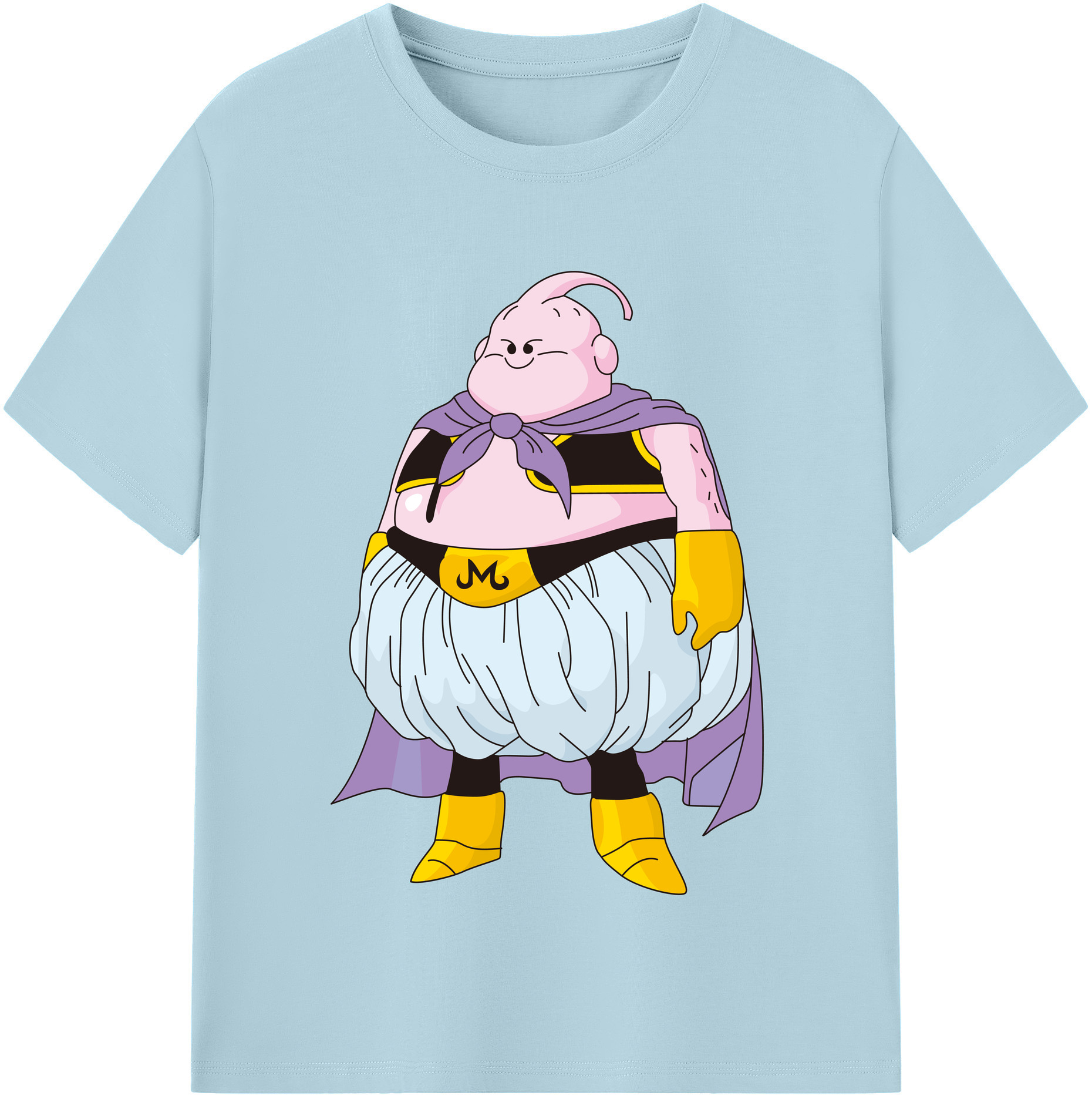 （画像用） ドラゴンボール 魔人ブウ DRAGON BALL Majin Buu 綿100％半袖Tシャツ（フロントプリント）